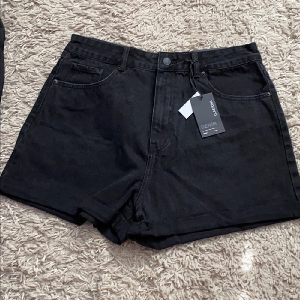 Denim jean shorts